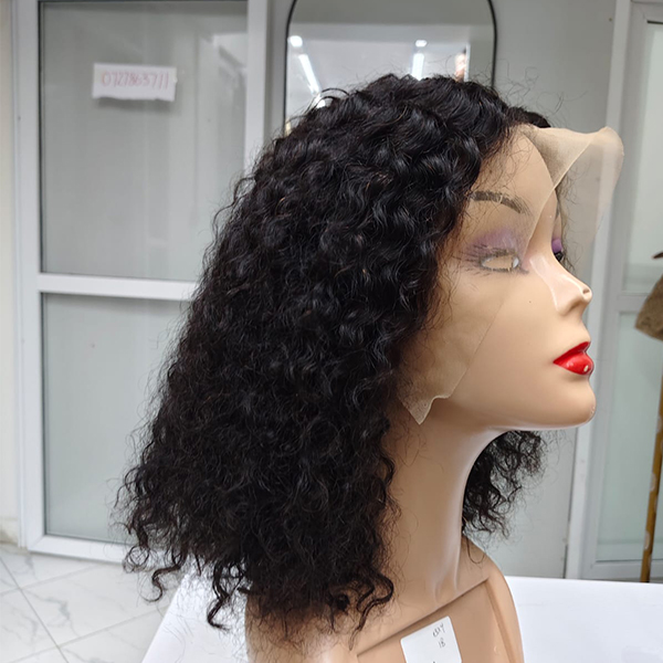 Black Human Hair Wig