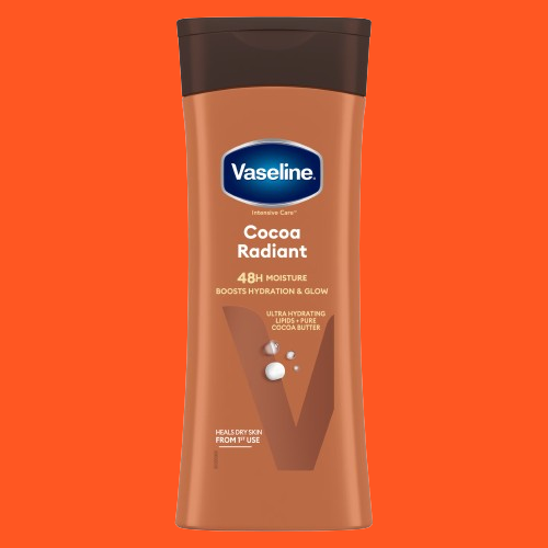 Vaseline Intensive Care Cocoa Radiant Lotion for Deep Hydration & Glow for Dry Skin 400ml