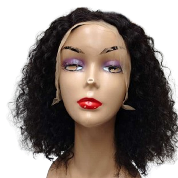 Black Front Curly Wig