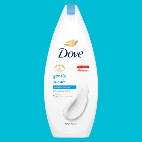 Dove Gentle Scrub Enriched With Exfoliating Minerals - Removes & Moisturize Dead Skin | 500ml