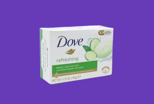 Dove Refreshing Moisturizing Soap - Beauty Cream Bar With Cucumber & Green Tea Scent | 135g