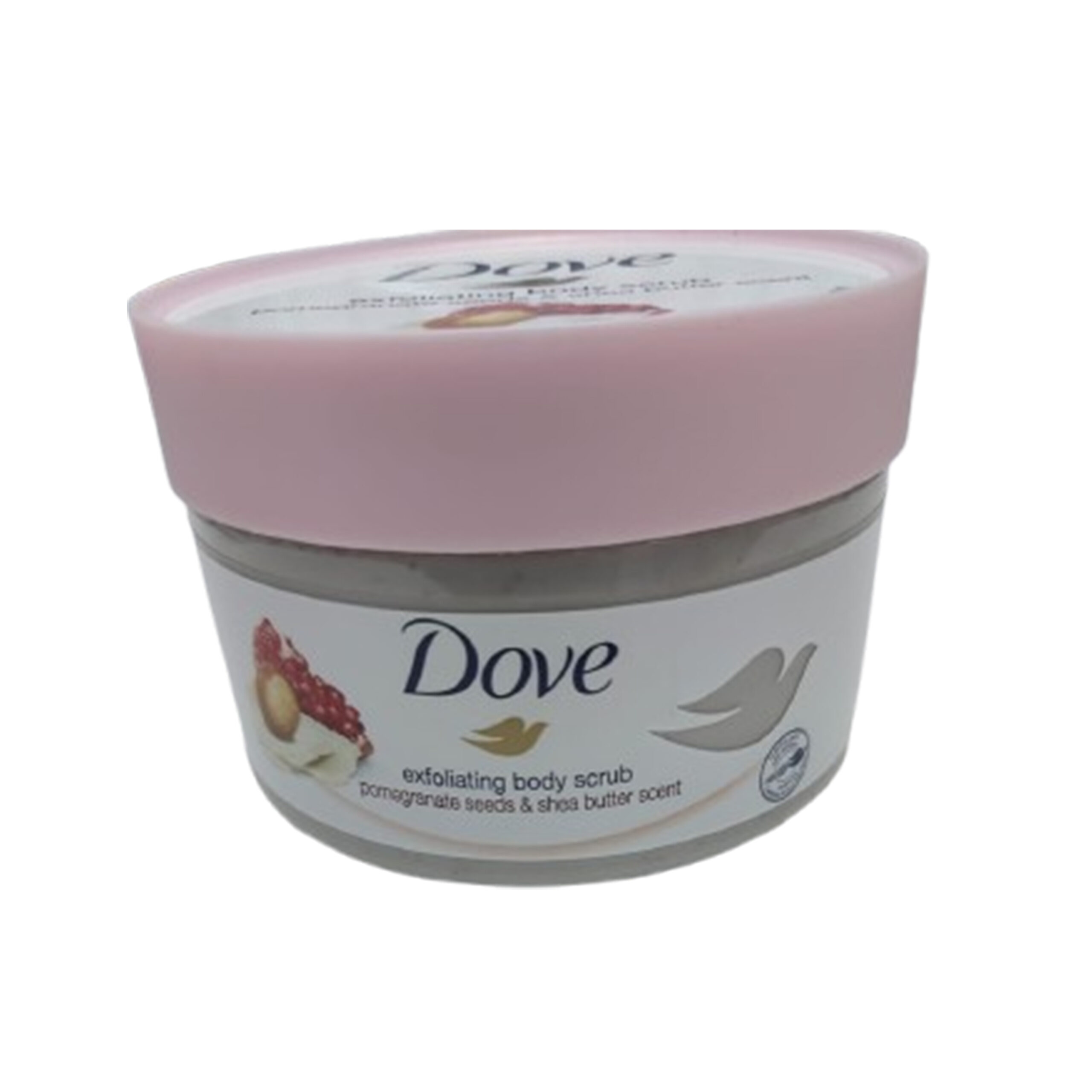 Dove Exfoliating Body Scrub Enriched with Pomegranate Seeds & Shea Butter Scent