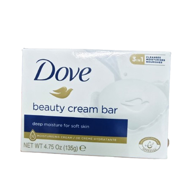 Dove Beauty Cream Bar Soap - Deep Moisture For Soft Skin