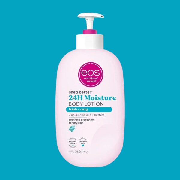 EOS Fresh and Cozy Hydrating Body Lotion with Morning Light, Cassis and Sheer Musk Scent