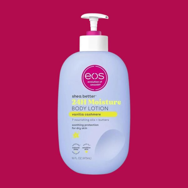 EOS Vanilla Cashmere Nourishing Body Lotion with Whipped Vanilla, Musk and Caramel Scent