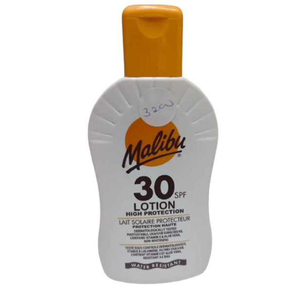 Malibu Sunscreen Lotion SPF 50 – High Protection Sun Cream for All Skin Types