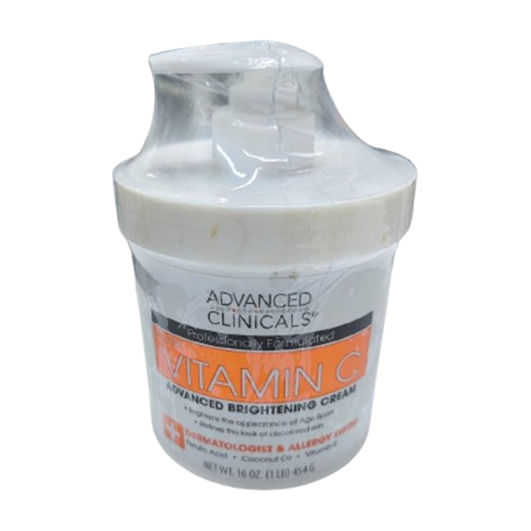 Vitamin C Body Cream with Ferulic Acid & Vitamin E – Brightening & Hydrating Skincare for Radiant, Even Skin Tone