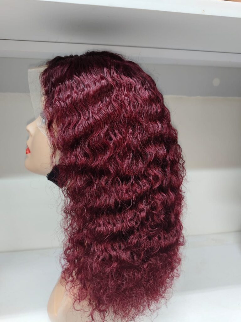 Water curl wig